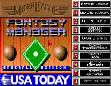 Micro League Fantasy Manager: Baseball Edition